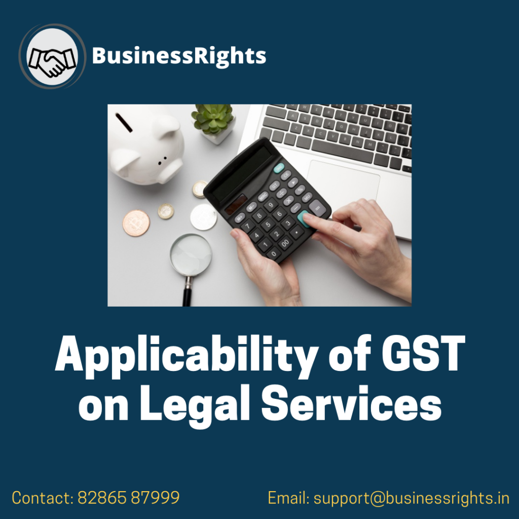 Applicability of GST on Legal Services in India