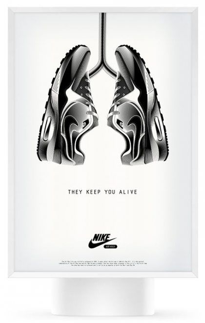 Creative ad example by Nike